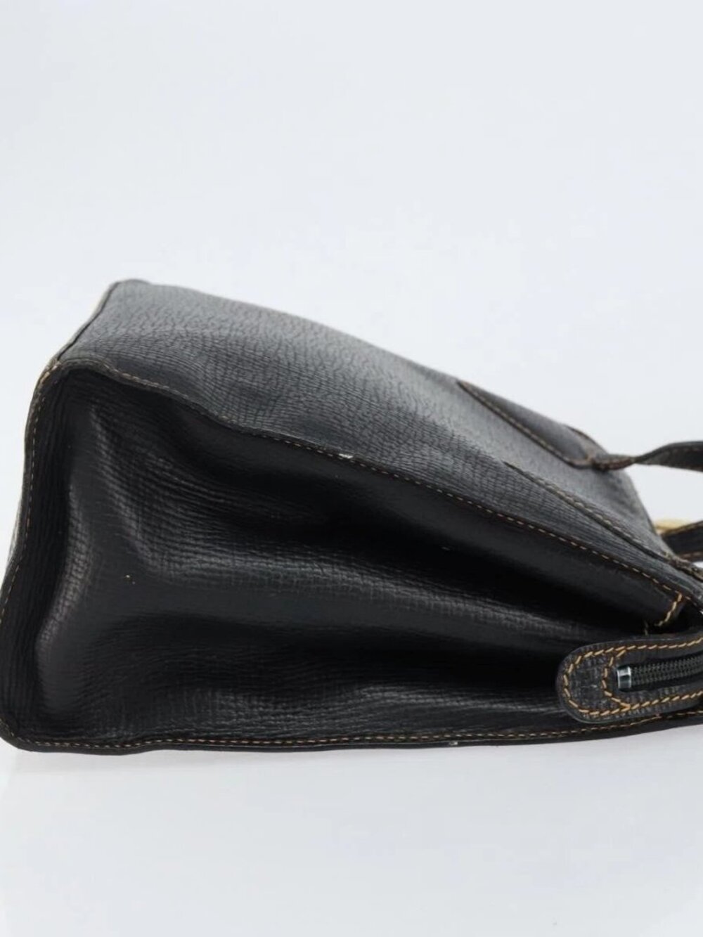 LOEWE Tote Bag Leather Black Gold Aut - Picture 6 of 16